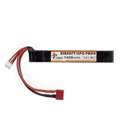BATERIA MARCA IPOWER CAPACIDAD DE 7.4V 1450 MAH 20C T-DEAN