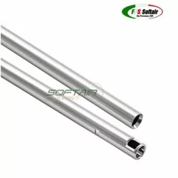 Cañón FPS Softair Stainless 6,03 Lapeados 210 mm en acero inoxidable