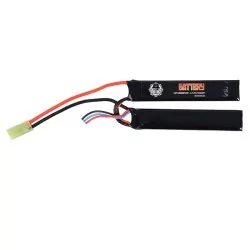 BATERIA LIPO AIRSOFT CAPACIDAD 7.4V 1100MAH MARCA DUEL CODE