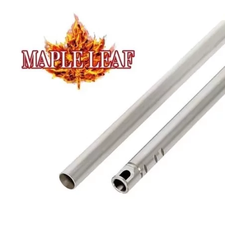 Cañón Maple Leaf 6.02 mm 540 mm AEG, acero inoxidable, alta precisión para fusil de sniper