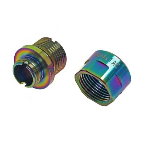 ADAPTADOR SILENCIADOR PARA PISTOLA 11MM A 14MM COWCOW RAINBOW