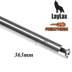 Cañón de Precisión Prometheus AEG 6.03mm para réplicas Krytac, acero inoxidable, alto rendimiento.