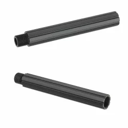 Prolongador de Cañón MK de 116mm, metal resistente, rosca de 14mm, alto rendimiento.