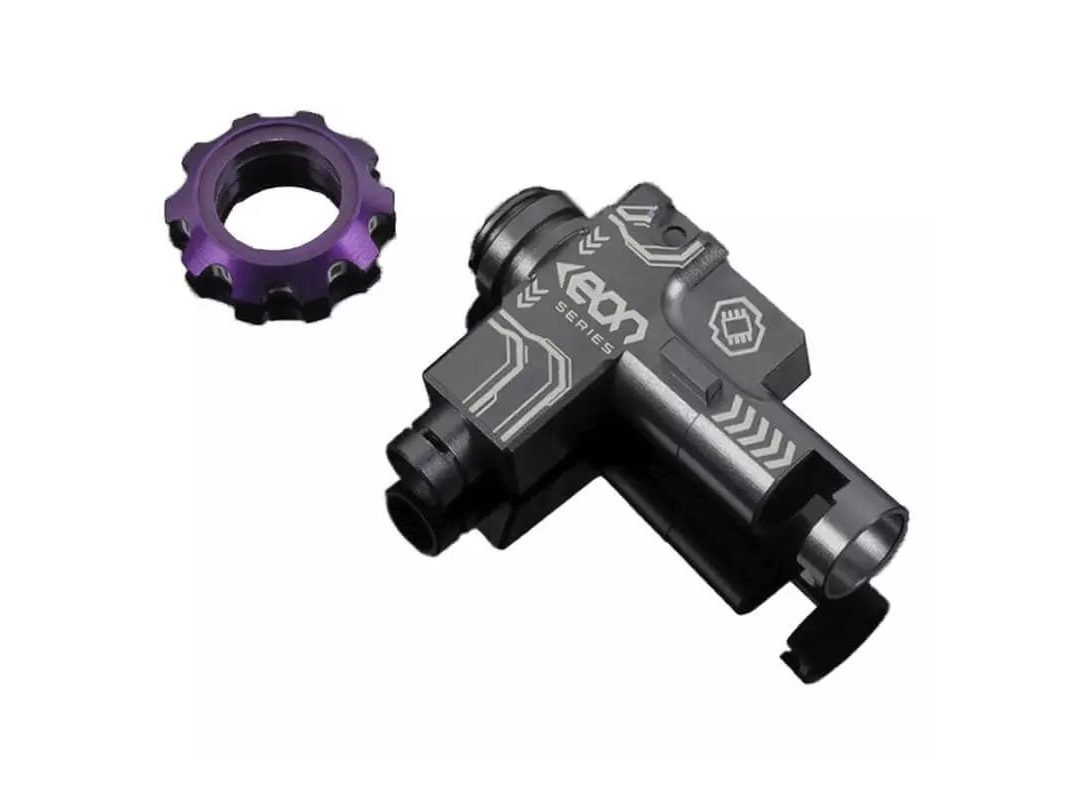 Camara Hop Up M4 Gate Eon Carcasa De Titanio Y Rueda De Ajuste Violeta