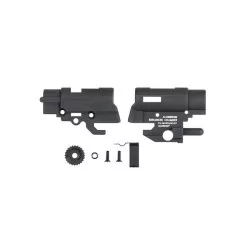 Cámara hop-up Guarder negra para Marui Hi-Capa, mejora precisión y rendimiento.