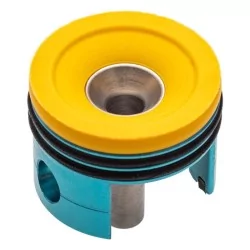 Cabeza de cilindro FPS TC02C aluminio ERGAL para gearbox V2, con doble junta tórica.