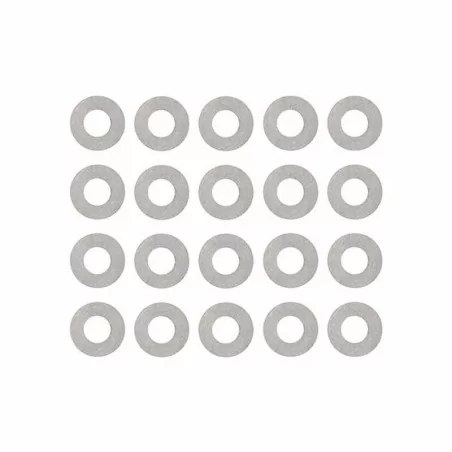 Arandelas RetroArms 0.1 mm (20 piezas), mejora la estabilidad y rendimiento.