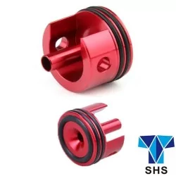 Cabeza de cilindro SHS V2 O-Ring aluminio CNC para G36, reduce ruido gearbox