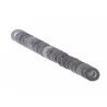 Juego de 20 arandelas INOX 0,1 mm - Ø4 mm, mejora la alineación y rendimiento.