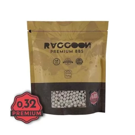 BOLSA DE BOLAS RACCOON BIO PREMIUM 1/2 KG 1570 BBS