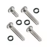 Set de tornillos FPS en acero inoxidable para Gearbox V3 G36, ajuste seguro.