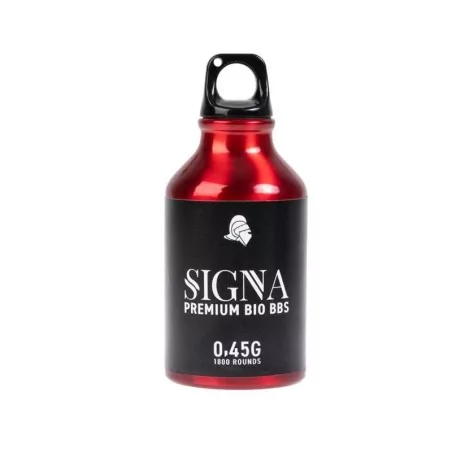 BOTE PREMIUM DE BOLAS SECUTOR SIGNA 0.45 PARA JUGAR AL AIRSOFT