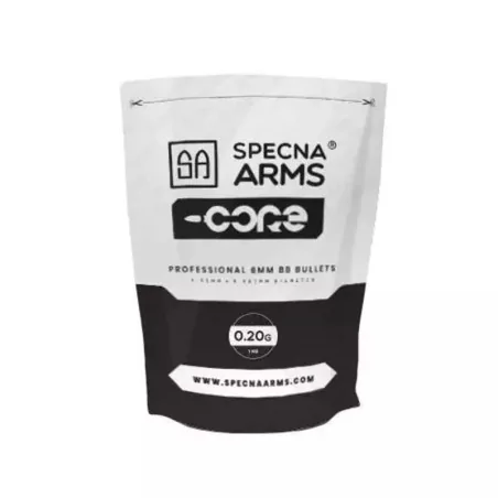 BOLSA DE BOLAS AIRSOFT SPECNA ARMS CORE 0.20G NO BIO INCLUYE 1KG