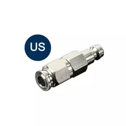 Adaptador HPA Gate QD fitting 6mm US para réplica airsoft.