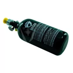 Botella HPA Soger 0.8L 3000 PSI en aluminio resistente.