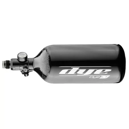 Botella HPA Dye 0.8L 3000 PSI en aluminio resistente.