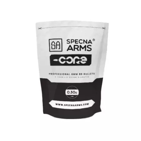 BOLAS MARCA SPECNA ARMS CORE 0.30G NO BIO INCLUYE 1KGBBS DE AIRSOFT