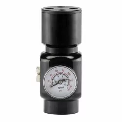 Regulador Oxygen Bo Manufacture 0-150 PSI, doble salida, adaptable a líneas HPA.