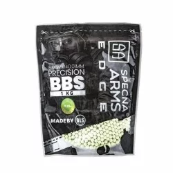 BOLAS 0.25G BIO TRAZADORAS SPECNA VERDES INCLUYE 4000BBS DE AIRSOFT