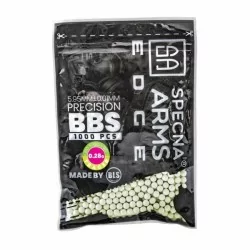 BOLAS 0.28G BIO TRAZADORAS SPECNA ARMS COLOR VERDE 1000 BBS