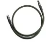 Línea HPA Balystik US Negra, tubo reforzado, conexión US, recubrimiento de nylon.