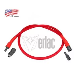 Línea HPA Balystik US Roja, tubo reforzado, recubrimiento de nylon, resistencia.