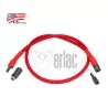 Línea HPA Balystik US Roja, tubo reforzado, recubrimiento de nylon, resistencia.
