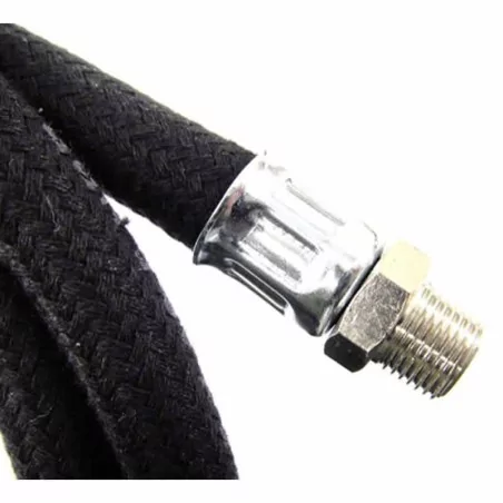 Línea HPA QD Reforzada Bo Manufacture EU, conector QD, recubrimiento de nylon.