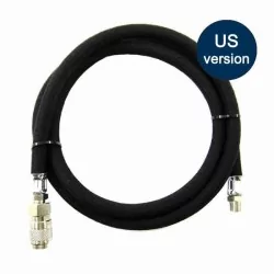 Línea HPA QD Reforzada Bo Manufacture US, conector QD, recubrimiento de nylon.