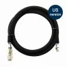 Línea HPA QD Reforzada Bo Manufacture US, conector QD, recubrimiento de nylon.
