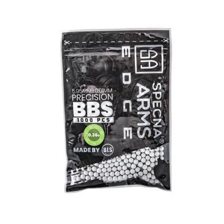 BOLAS BIO 0.36G SPECNA BLANCAS 1000 BBS - BY BLS