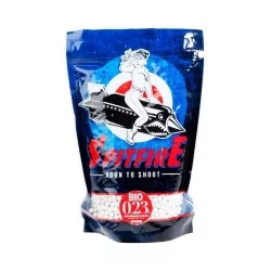 BOLAS DE AIRSOFT MARCA SPITFIRE 0.23G BIO 1KG BLANCAS