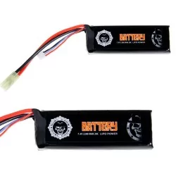 BATERIA LIPO 7.4V 2200 MAH 20C DE UN MODULO MARCA DUEL CODE
