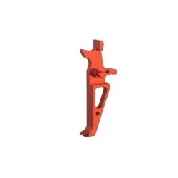 Gatillo recto SHS color rojo CNC para réplicas M4 AEG compatible Specna Arms