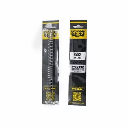 Muelle 90 Raccoon, diseñado para ofrecer resistencia y adaptabilidad en diversas aplicaciones industriales.