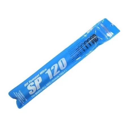 Muelle SP 120 Guarder, diseñado para maximizar el rendimiento y la precisión en tus réplicas de airsoft.