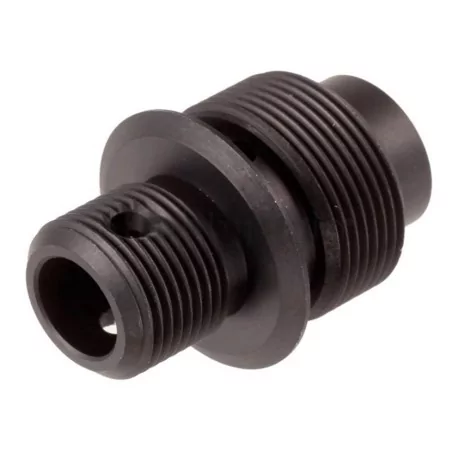Adaptador de Silenciador VSR10 - Action Army, diseñado para optimizar el rendimiento y reducir el sonido en réplicas de airsoft.