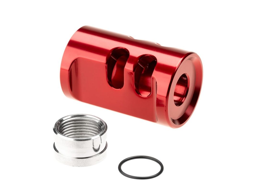 Compensador Typa-A 14mm CCW para AAP-01 Rojo