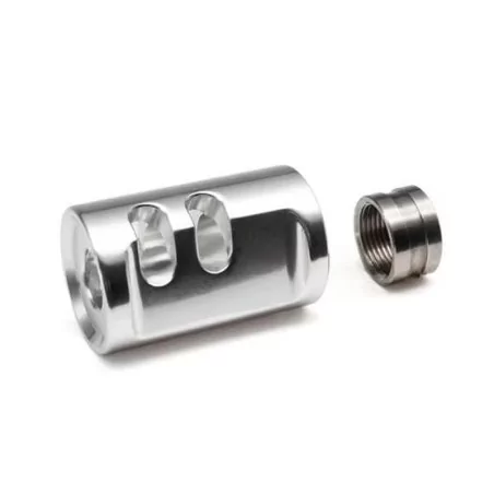 Compensador tipo-A 14mm CCW silver para AAP-01 – Estilo agresivo y rendimiento de calidad