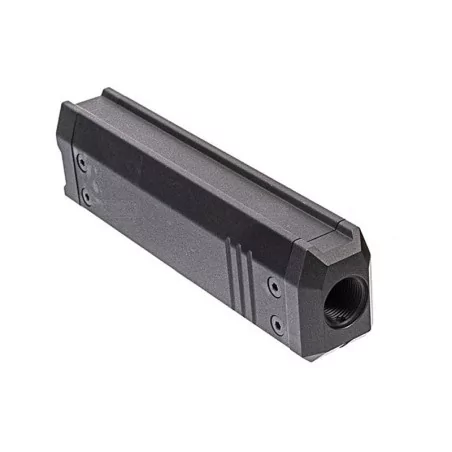EXTENSIÓN DE CAÑÓN 130MM ACTION ARMY AAP-01/AAP-01C NEGRO – PRECISIÓN Y ESTILO MODERNO · VSGun