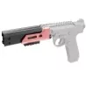 EXTENSIÓN DE CAÑÓN 130MM ACTION ARMY AAP-01/AAP-01C ROJO – PRECISIÓN Y ESTILO MODERNO · VSGun