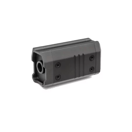 EXTENSIÓN DE CAÑÓN 70MM ACTION ARMY AAP-01/AAP-01C NEGRO – PRECISIÓN Y RENDIMIENTO MEJORADOS · VSGun