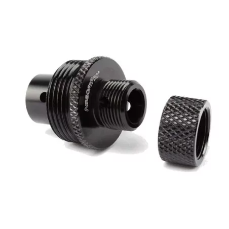 Adaptador de silenciador L96 Airsoftpro CNC anti-horario para un rendimiento mejorado.