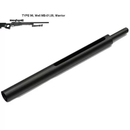 Cilindro de acero L96 Airsoftpro para un rendimiento superior.