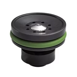 Cabeza de pistón FPS silenciada fibra de carbono para réplicas AEG