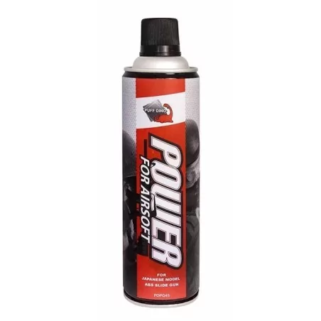 GAS DE LA MARCA PUFF DINO 134 CAPACIDAD 450 ML