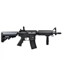 Réplica M4 Dboys AEG negra con culata abatible y cargador hi-cap de 300 bbs