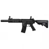 Réplica M4 Dboys 7" negra con mira, culata abatible y cargador de 300 bbs