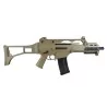 Réplica G36c Dboys AEG color Tan con culata plegable y cargador de 400 bbs