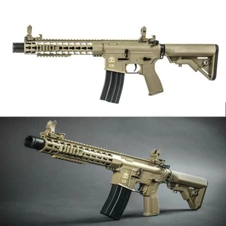 Réplica EVOLUTION RECON S 10" EC21AR-T Tan, cañón de precisión 6.01 mm y cámara tipo Prowin